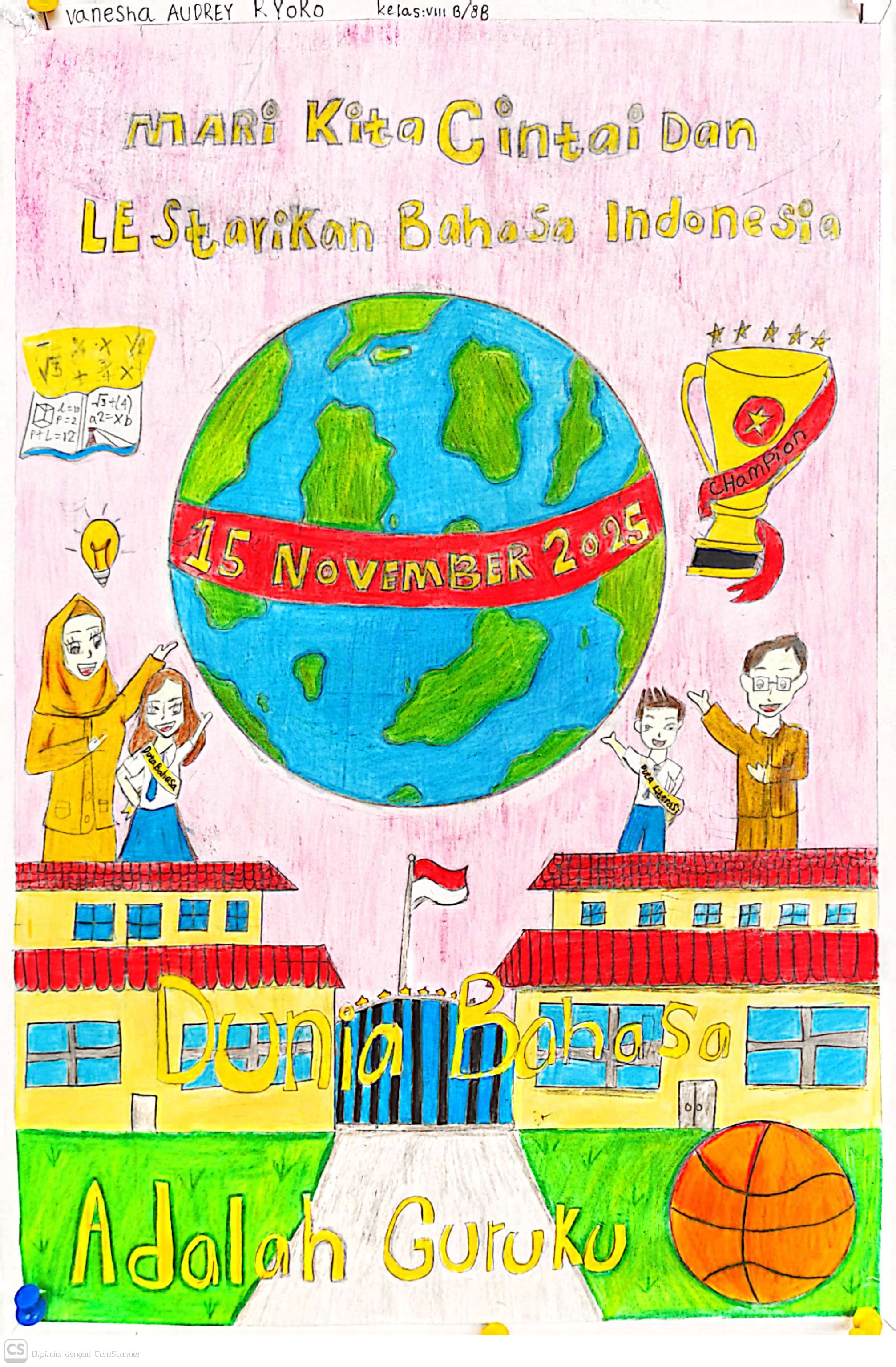 MARI KITA CINTAI DAN LESTARIKAN BAHASA INDONESIA